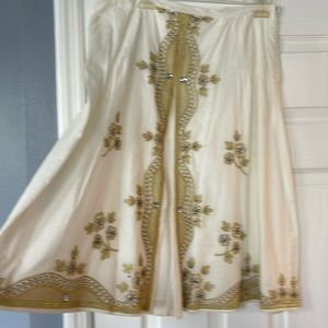 INC embroidered skirt